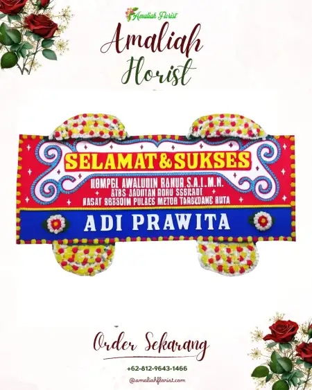 Papan Bunga Ucapan Selamat Sukowiyono