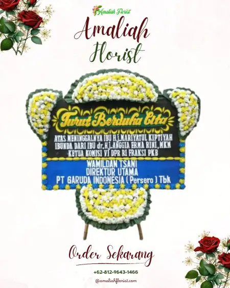 Papan Bunga Duka Sukowiyono